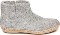 Glerups Laars met leren zool-Grijs-38