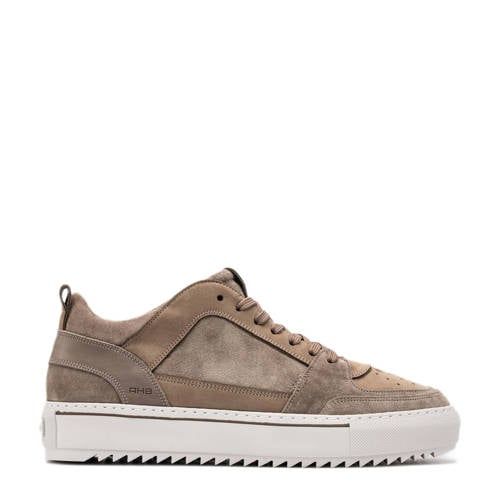 Rehab Creon Mix suède sneakers taupe