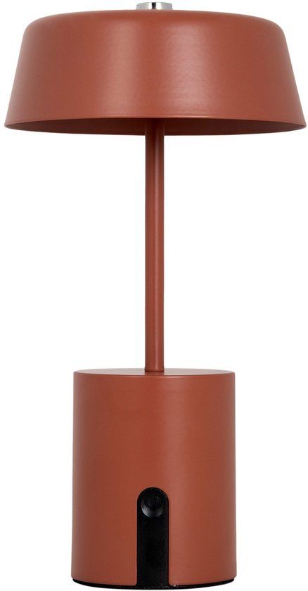 Leitmotiv Tafellamp Elemental - Donkerrood - Ø12cm - Modern