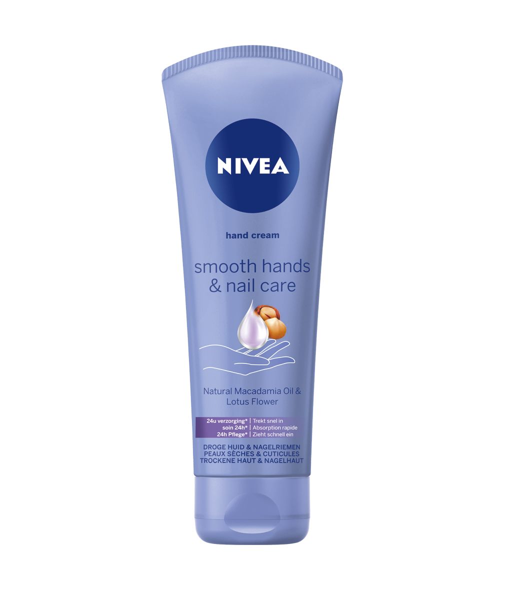 NIVEA Smooth Hands & Nail Care Hand Cream - 100ml