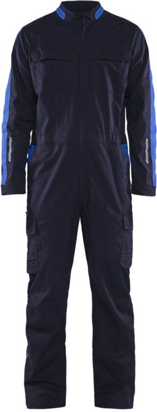 Blåkläder Industrie overall stretch 6144-1832 - Marineblauw/Korenblauw - Maat 50