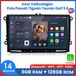 Awesafe Autoradio - Carplay Convient aux Volkswagen Polo Passat Tiguan Touran Golf 5 6 - 2003 à 2014 - 9 pouces - Carplay et Android Auto sans fil - 6 Go + 128 Go - 8 cœurs V1PRO - Navigation GPS 4G WiFi - Bluetooth et WiFi