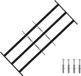 vidaXL Raam Beveiligings Grille 116 x 45 cm Gegalvaniseerd staal