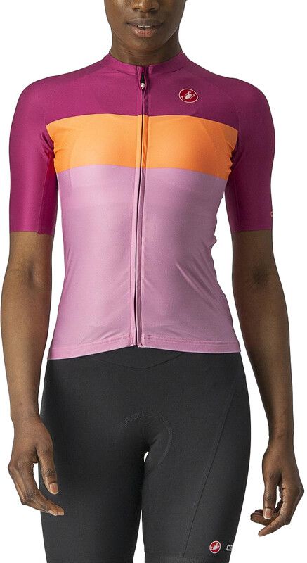 Castelli Aero Pro Jersey Dames - roze/violet - 2022