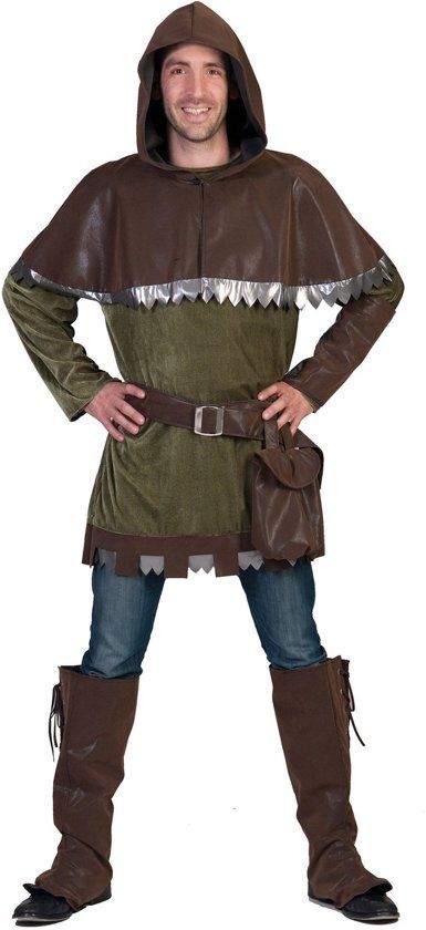 Funny Fashion Robin Hood Costume Robin Hood The Poor Helper Costume Men Size 56-58 Carnival costume Fancy dress