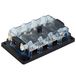 Offgridtec® 4-voudige MEGA-zekeringhouder met houder voor reservezekering