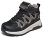 Skechers Garçon Storm Blazer Drizzle Squad Baskets, Black & Taupe Synthetic Black Textile Taupe, 33 EU