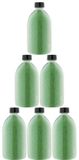 Merkloos Badkaviaar Eucalyptus - 400 gram - Fles met zwarte dop - set van 6 stuks