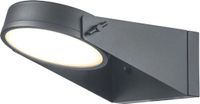 Elstead Lighting Zola LED Wand Buitenlamp | 16.5W | 3000K | 1500Lm | IP44 | Grey