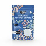4DRY Flower 1 kg | Hersluitbare zak | Silica Gel voor Bloemen Drogen | Wit 0,2 - 0,8mm | Fijne korrel