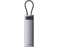 Baseus Metal Gleam Series 11-in-1 USB-C Hub - Grey