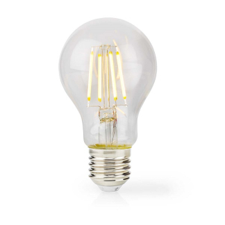 Nedis LED-Filament-Lampe E27| A60| 12 W| 1521 lm| 2700 K| Warmweiss| 1 Stück - A60-förmige LED-Filament-Glühlampe mit E27-Fassung