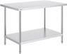 VEVOR voorbereidingstafel roestvrijstalen commerciële werktafel 762x1219mm keuken