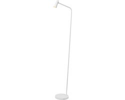 Lucide STIRLING - Oplaadbare Vloerlamp - Accu/Batterij - LED Dimb. - 1x3W 2700K - 3 StepDim - Wit