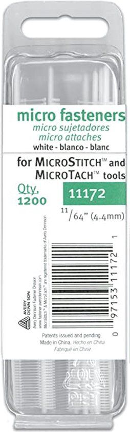 MicroStitch Micro fasteners for MicroStitch and MicroTach tools qty.1200 4,4mm