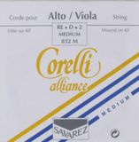 Corelli Altvioolsnaren Alliance D Synthetisch/Zilver-Alu. wond medium 832M