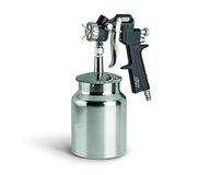 FIAC Spuitpistool voor het lakken, model 1861, airbrush met verftank van 1 l, mondstuk 1,5 mm, rozen- of platte straal, max. druk 4 bar
