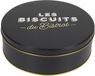 Cook Concept Koektrommel Les Biscuits - noir - 22 x 7 cm - 1700 ML - boîte de conservation avec couvercle - métal - rond