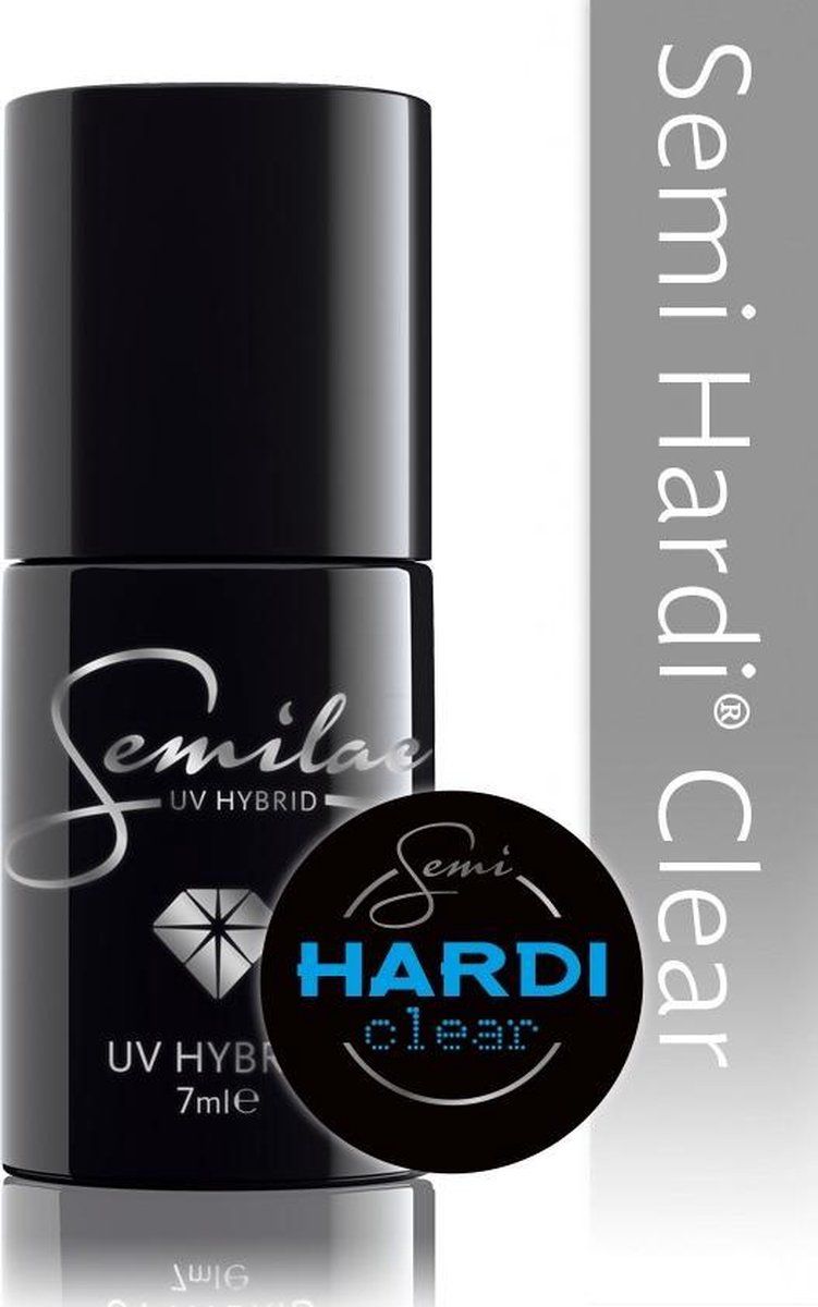 SEMILAC Semi Hardi Clear 7 ml. - Transparant - Builder Gel in Flesje