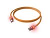 EasyLan CS1OOADAD0005 netwerkkabel Oranje 0,5 m Cat6a S/FTP (S-STP) Rond
