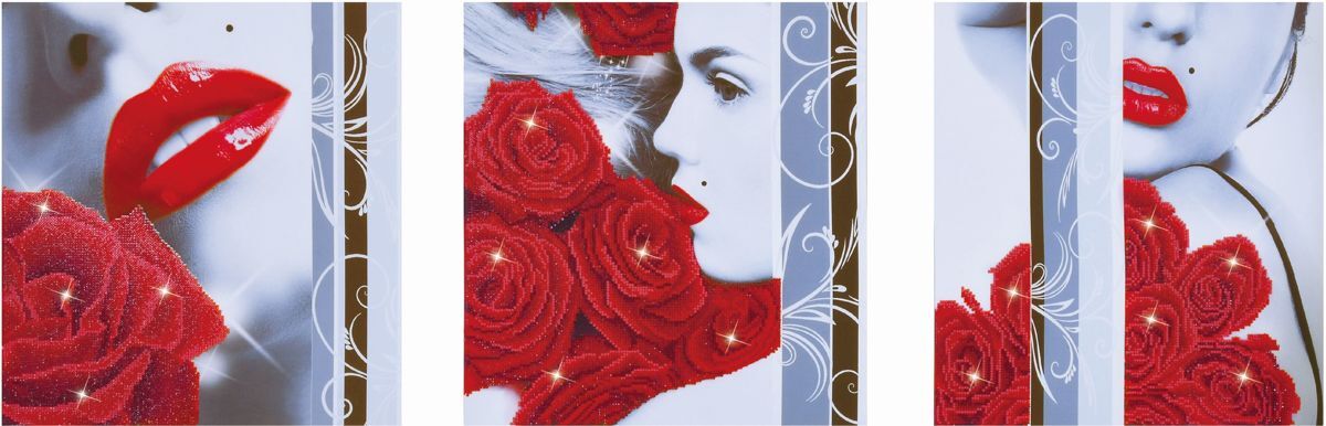 Diamond Dotz Rose Romance 142x47 cm