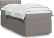 Maison Exclusive - Sommier à lattes de lit avec matelas taupe 80x200 cm tissu