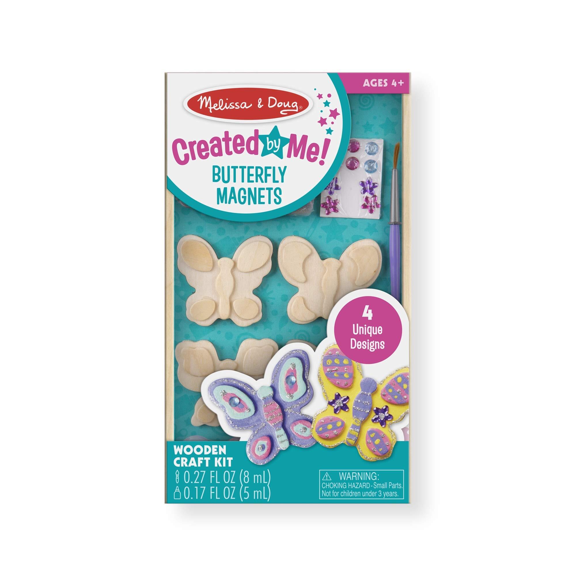 MELISSA & DOUG Melissa & Doug - Wooden Butterfly Magnets