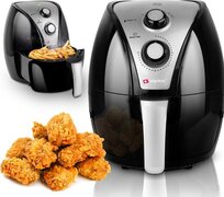 Alpina Airfryer - Hetelucht Friteuse - XL 3,2 liter - 80-200 Graden - 1500 Watt - Zwart