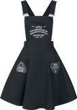 Hell Bunny Samara Pinafore Jurk Dames Zwart XS