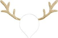 PartyDeco Haarband Kerst Goud - Gewei