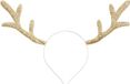 PartyDeco Haarband Kerst Goud - Gewei