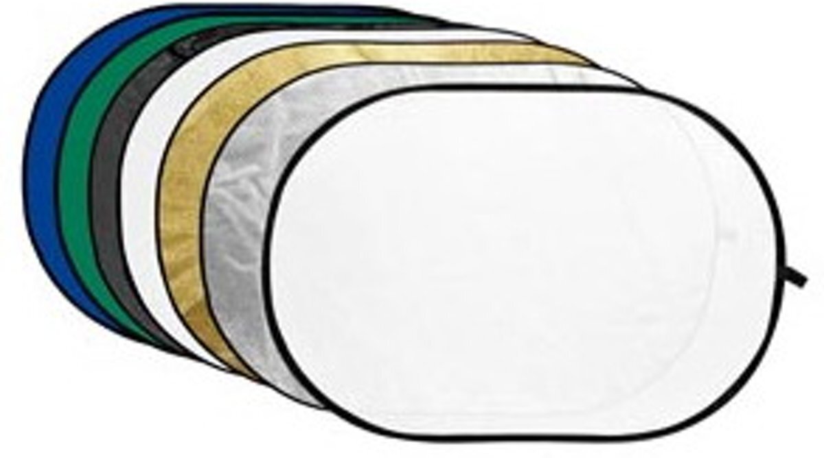 Godox reflectieschermen 7-in-1 Gold, Silver, Black, White, Translucent, Blue, Green - 100x150cm reflectieschermen 7-in-1 Gold, Silver, Black, White, Translucent, Blue, Green - 100x150cm