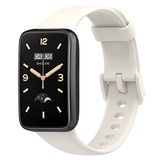 Strap-it siliconen bandje - wit - Geschikt voor Xiaomi Smart Band 7 Pro