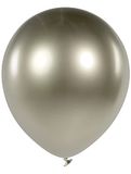 Folat 19817 ballonnen kleuren goud zilver glanzend 33 cm 10 stuks - champagnegoud latex ballonnen vullen met helium of lucht voor verjaardag, verjaardagsdecoratie, bruiloft, jubileum, feestdecoratie