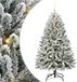 vidaXL Kunstkerstboom 150 cm 150 LED's Warmwit PVC en Staal