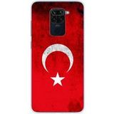 Xiaomi Drapeau turquie Bedrukt siliconen hoesje compatibel met Xiaomi Redmi Note 9