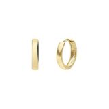 Lucardi Dames 14 karaat gouden oorringen 12,5mm