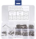 Merkloos / Sans marque Onf3 Schroefset Roestvrij Staal - 212 Stuks - Assortimentskit met Ankers