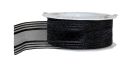 Present Zwarte draadband, 20-40 mm