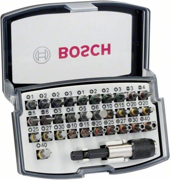 Bosch 2607017564 32-delige Schroefbitset - Geschikt voor Metaal