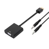VoltShine HDMI naar SVGA + audio converter, 10 cm + 1,0 m