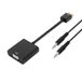 VoltShine HDMI naar SVGA + audio converter, 10 cm + 1,0 m
