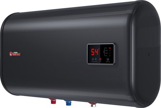 THERMEX ID 50 H Shadow Platte horizontale smart boiler, 50 Liter, zwart