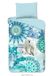 Muller Textiles HIP dekbedovertrek mandalas en ijsberen - 1 persoons 140x200/220 cm - Blauw - 100% Katoen flanel