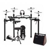 Gear4music Digital Drums 520 Elektronisch Drumstel + Versterkerpakket