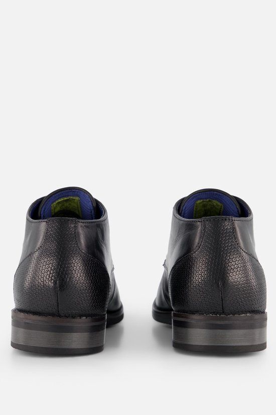 Bugatti Milco Veterschoenen Zwart Leer - Maat 46