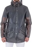 Rains Long Jacket W3 Grijs XS