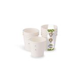 GREENBOX Organische papieren bekers, wegwerpservies, drinkbekers, composteerbare en biologisch afbreekbare bekers, witte, onbedrukte milieuvriendelijke koffiemok, 50 stuks, 50 ml