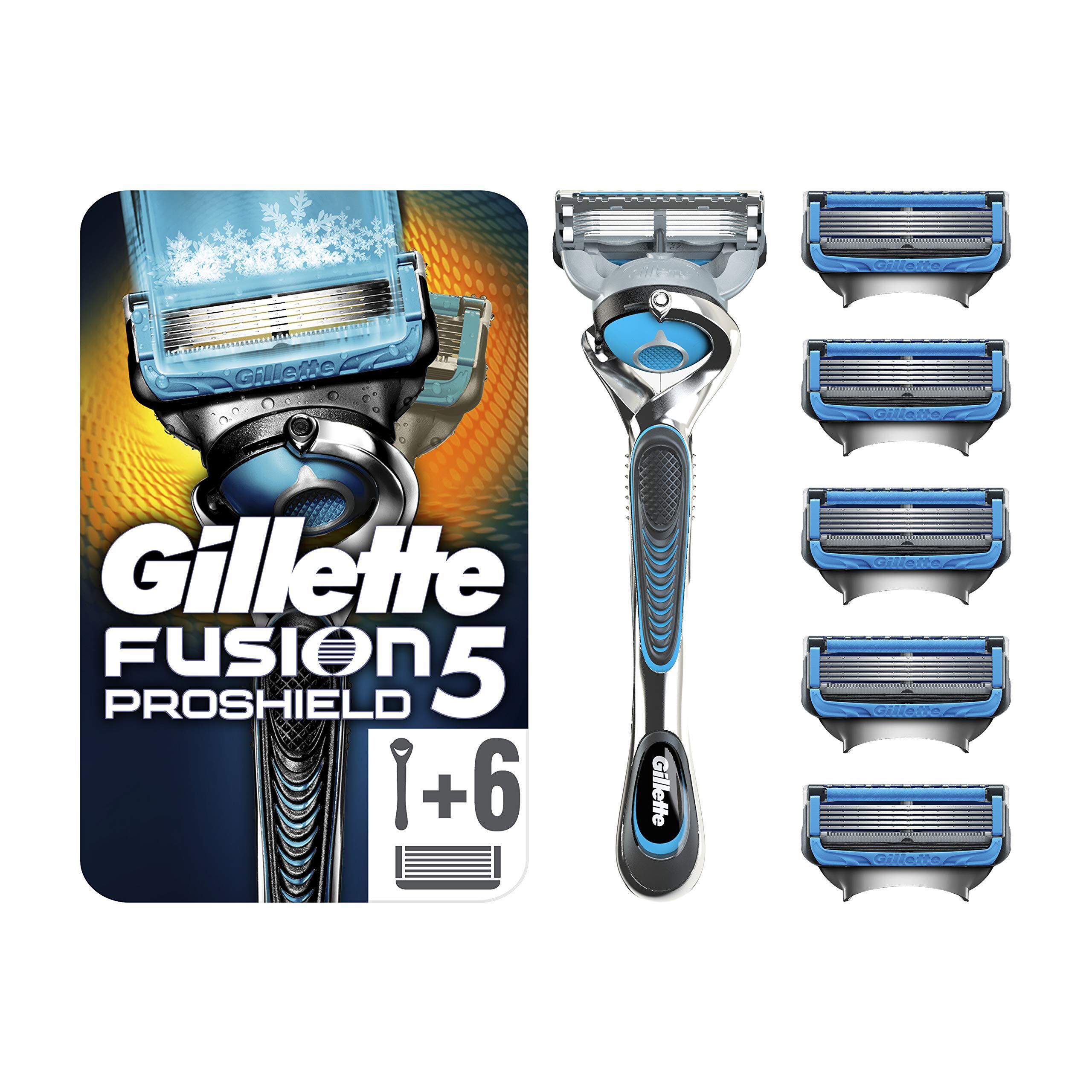 Gillette Fusion5 ProShield Chill Scheersysteem + 5 Scheermesjes - Brievenbus Verpakking