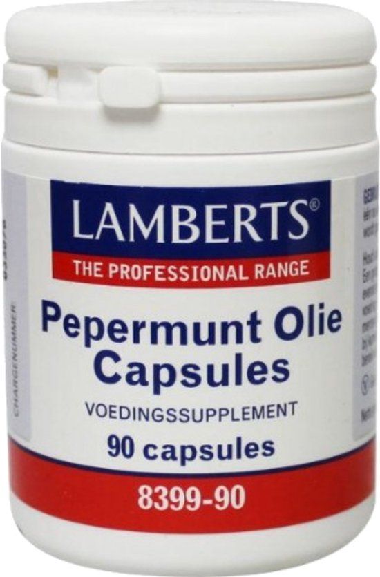 Lamberts Pepermuntolie 100mg 90 Capsules